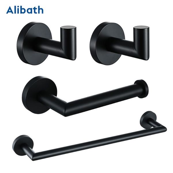 

bathroom hardware set black robe hook towel rail bar rack shelf tissue paper holder toothbrush accessories. bath accessory