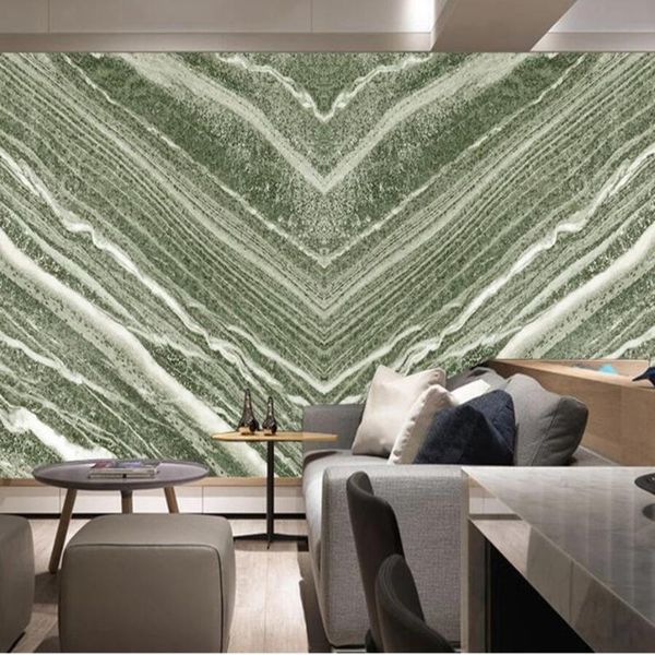 

wallpapers milofi large wallpaper mural custom 3d green marble background