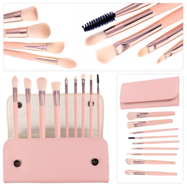 

nail art kits 1 set/10pcs cosmetics tool kit face powder brush professional makeup brushes
