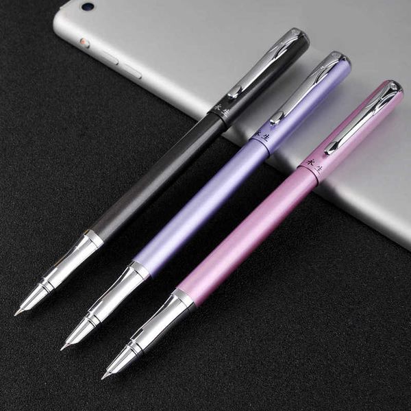 

fine wingsung quality 0.38mm nib fountain pen for finance metal ink pens office school suppli