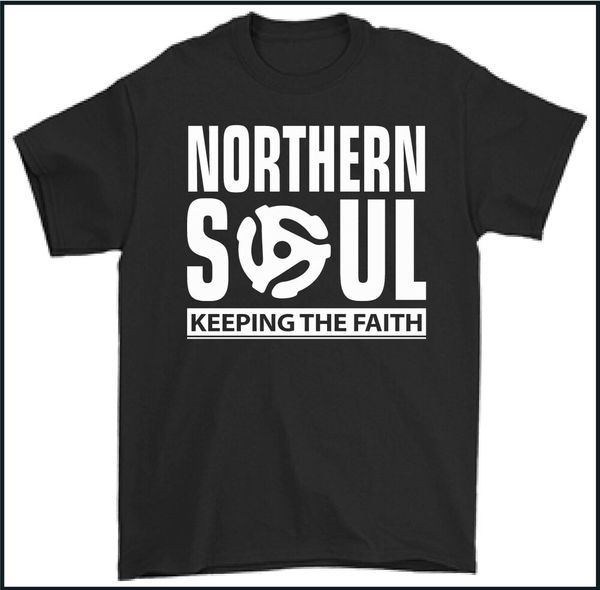 

northern soul t-shirt, vinyl tamla motown ska 2 tone mod scooter stax reporter, White;black