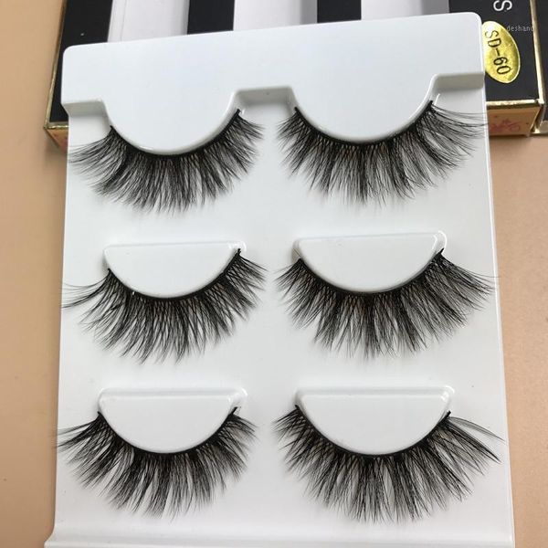 

makeup extension lashes magnetic eyelashes handmade highquality 3d mink false natural individual eyemakeuptools1