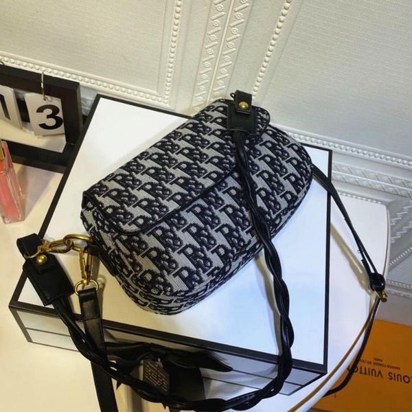 

famous women's bag designer classic plaid single shoulder messenger leather handbag bags