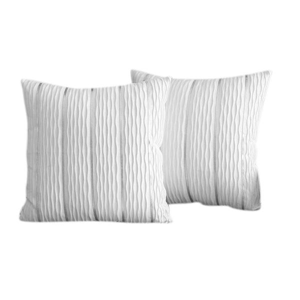 

pillow case white jacquard wave cushion cover velvet hammock sofa couch bedroom throw cases 18 x inch