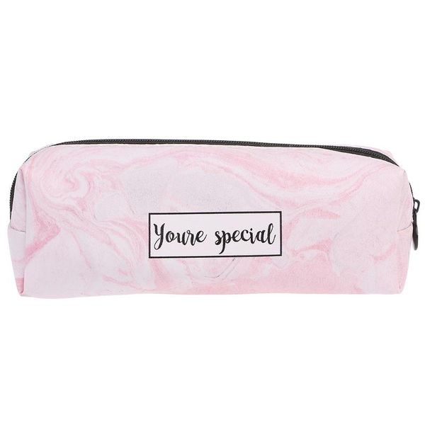 

marble pencil case stationery school supplies storage cases tools bags