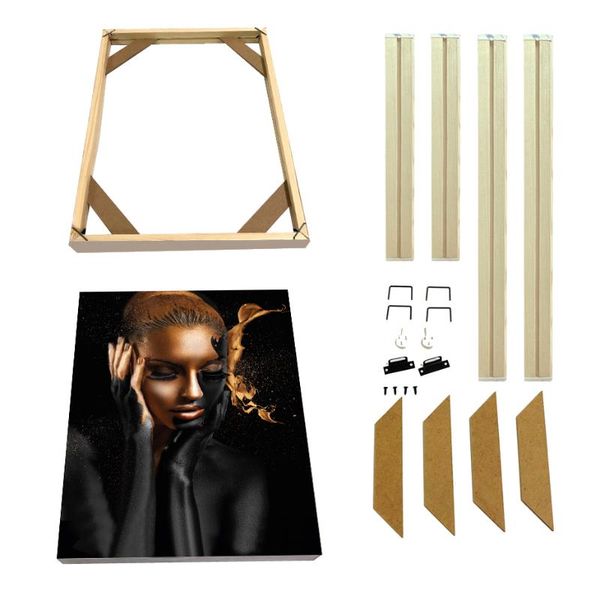 

frames wooden pictures frame for wall canvas diamond painting large size diy picture and poster pine composite decor