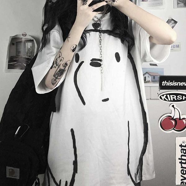 

women's t-shirt size 8xl 150kg t shirt for women white gray shirts plus clothing short sleeve casual female