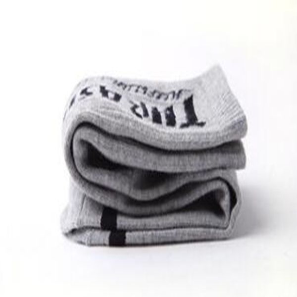 

018men's cotton socks medium stockings sports spring and summer thin air tight, Black