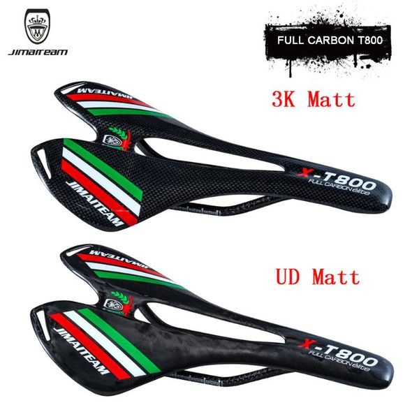 

bike saddles jimaiteam bicycle full carbon fiber saddle three-color standard for road vehicles and highways curved hollow