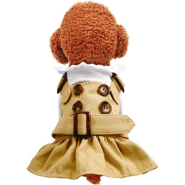 

dog apparel fashion pet clothes cute british style puppy princess dresses spring summer cool catdress outfits