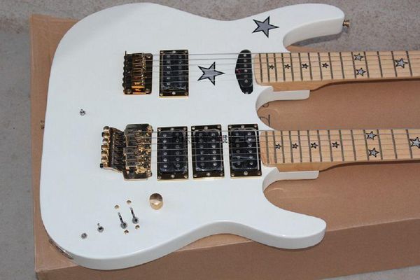

new arrival kramer double slider electric guitar 6 6 string single shake shaking customize white pick-up single @16