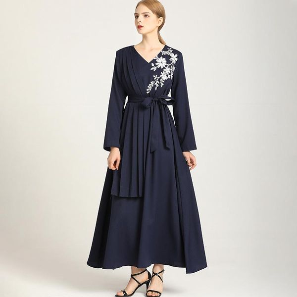 

ethnic clothing eid mubarak dubai abaya turkey muslim dress women abayas european islamic kaftan robe longue femme vestidos musulmanes, Red
