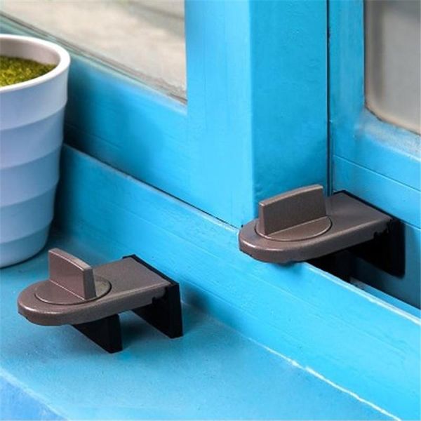 

1pc baby care children safety transfer window sliding door child locks security lock sash ser carriers, slings & backpacks