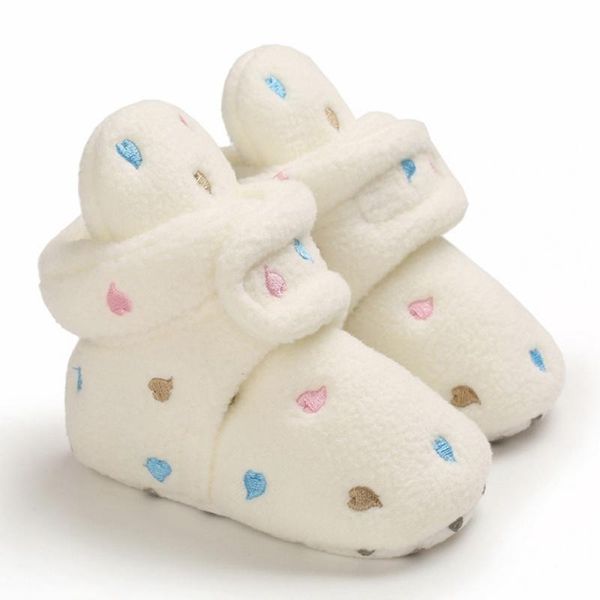 

first walkers winter baby girl boy shoes star toddler cotton comfort soft anti-slip warm infant crib booties