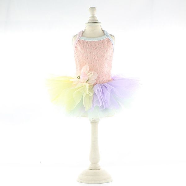 

the dog clothes 21 summer bison pony lollipop dog colorful shawl skirt pet clothes