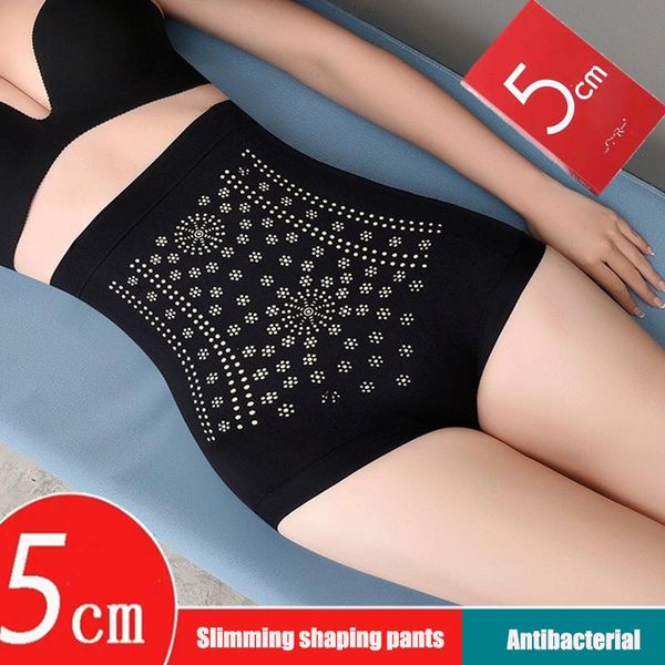 

women's shapers 5cm control panties shapewear high waist hip shaping body pants postpartum waistband and stomach without trace abdomen, Black;white