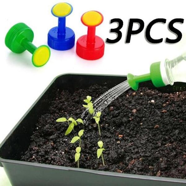

watering equipments 3pcs gardening plant spray-head soft drink bottle water can waterers seedling irrigation equipment tool