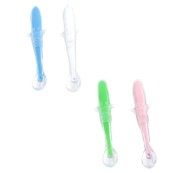 

cups, dishes & utensils 4pcs baby silicone spoon mother supplement