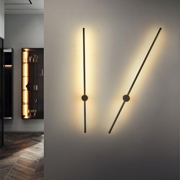 

wall lamp nordic led dining room home decoration light indoor lighting living background sconce long strip lights