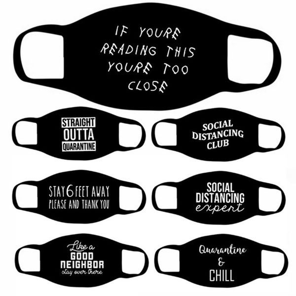 

selling mask sunscreen mask letter men's and women's cotton daily life