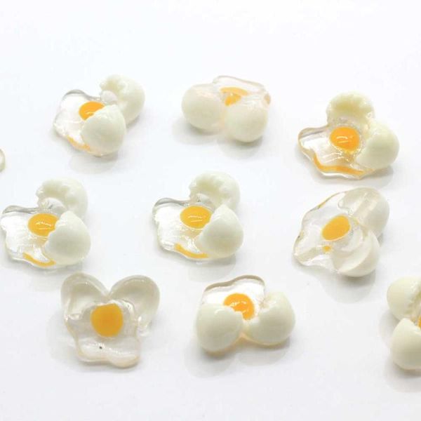 

sale flat back resin kawaii broken egg cabochon diy fried eggs artificial miniature toys decorative objects & figurines