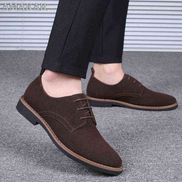 

dress shoes lace -up leather formal men sneakers flat oxford comfortable footwear fashion 220223, Black
