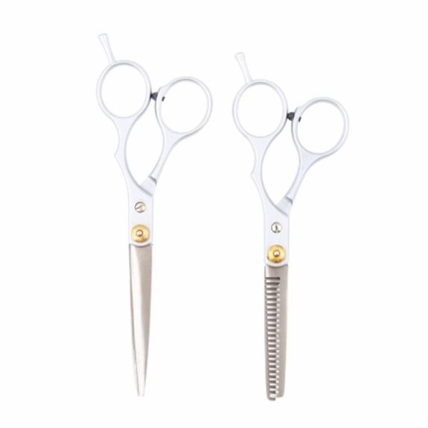 

hair scissors salon shears clipper cut barber hairdressing cutting scissor + thinning with thumb rest styling tools set