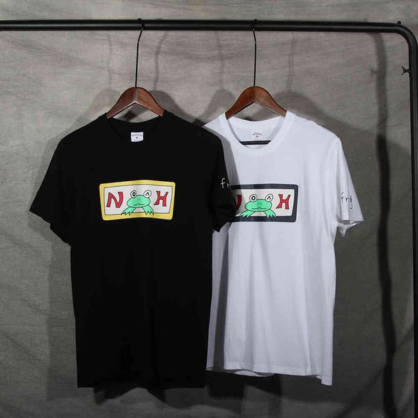 

men's t-shirts and women's short sleeve t-shirts, premium animal pocket shirts, frog noah, black white, 1:1, White;black