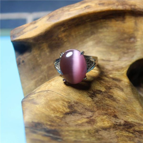 

cluster rings fashion jewelry cat's eye concise bohemia ring for women classic vintage ethnic silver inlay luxury namour charm gift, Golden;silver