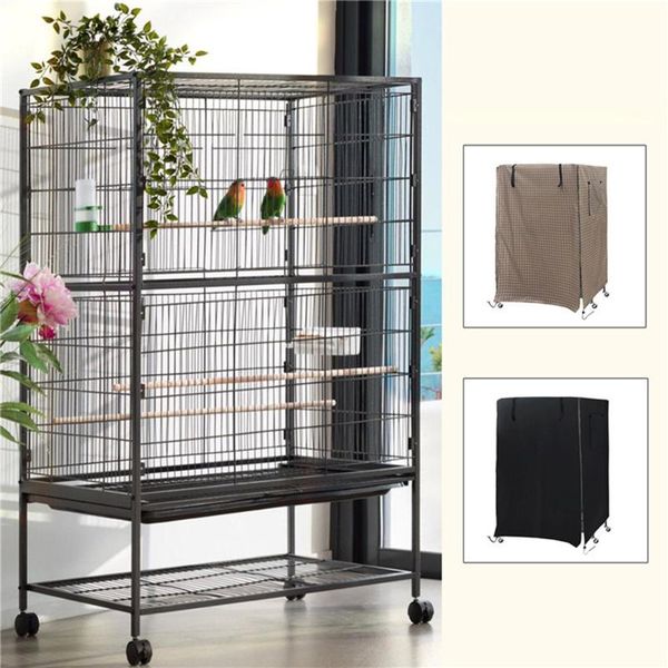 

other bird supplies adjustable large cage cover oxford cloth weatherproof sun protection blackout universal for birdcage