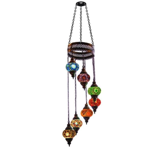 

pendant lamps lampshade turkish moroccan color mosaic glass antique lamp ottoman authentic chandelier night light