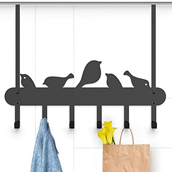 

hooks & rails over the door hook heavy duty hanger hanging towel organizer,6 easy installation organizer for towel,coat