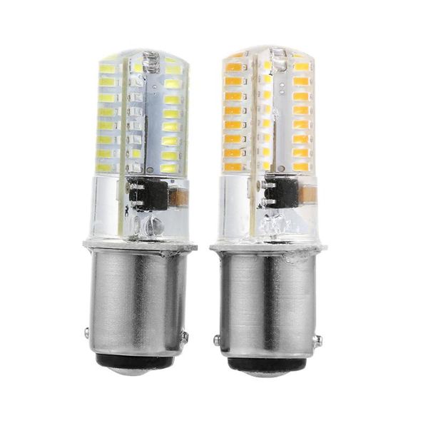 

bulbs long life 110/120v led corn 2.6w 3014 64smd crystal lamp white/warm white ba15d for sewing machine energy saving