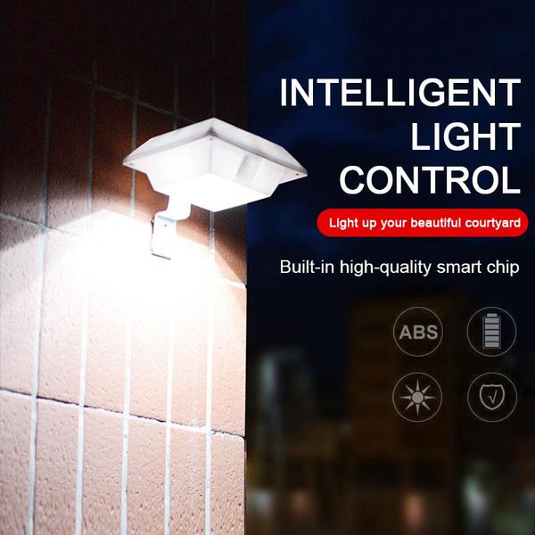 

outdoor corridor wall light sensor automatically turn on ip65 waterproof level solar energy lamp garden decor