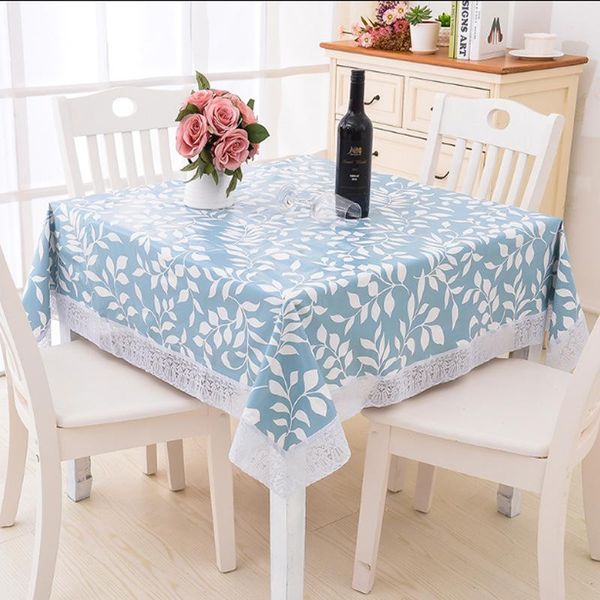 

table cloth pvc plastic tablecloth waterproof, oil-proof and heat-resistant square household