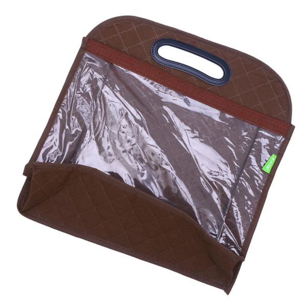 

handbag hanging storage bag closet nonwoven tote organiser purse - size (coffee) bags