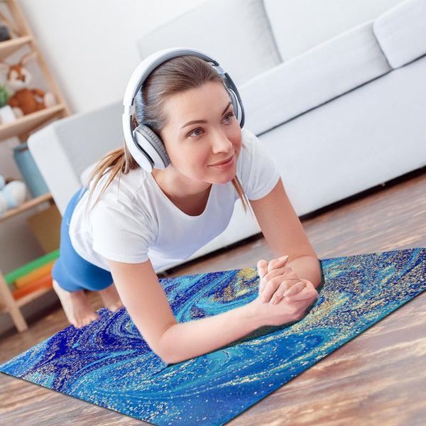 

yoga mats design gym fitness pilates carpet pads for beginner women sports tasteless cushion suede natural rubber non-slip