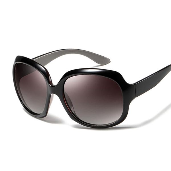 

sunglasses luxury polarized oversized women vintage round gradient shades ladies brand designer sun glasses female, White;black