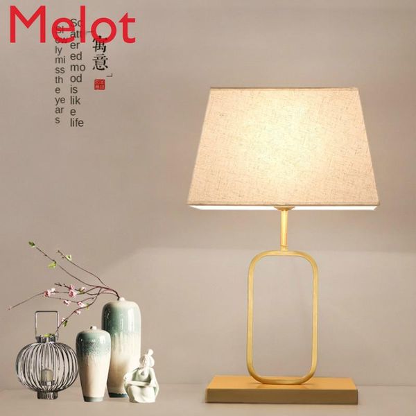 

chinese table lamp home bedroom cozy bedside simple romantic copper study wallpapers