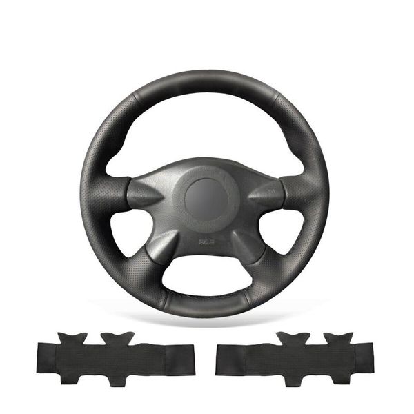 

steering wheel covers pathfinder 2003-2004 black artificial leather hand stitch car cover for accessories interior products