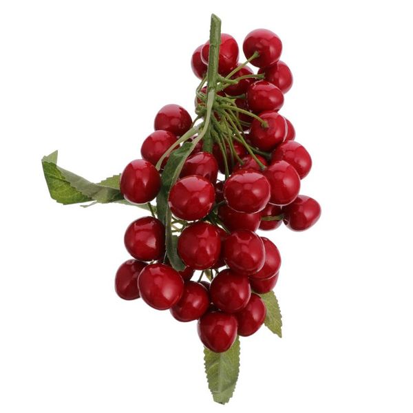 

party decoration fake fruit simulation cherries home kitchen pography prop