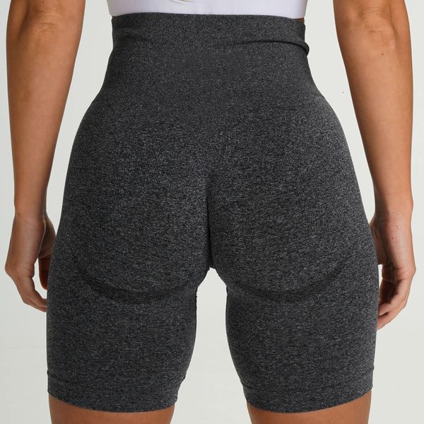 

women's shorts vital seamless sports short summer high waist tight gym leggings squat proof tummy control workout running al5g, White;black