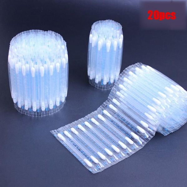 

1pack/20pcs disposable alcohol stick disinfected cotton swab outdoor emergency care tool aid kit wounds clean gadgets