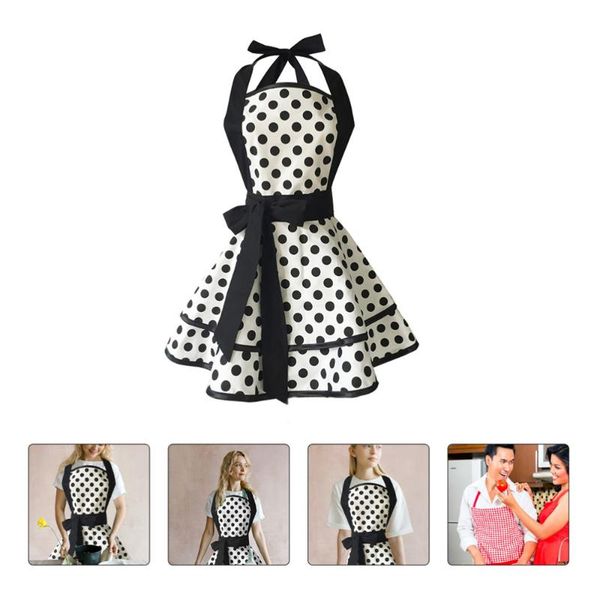 

1pc kitchen sleeveless apron vintage girl baking aprons