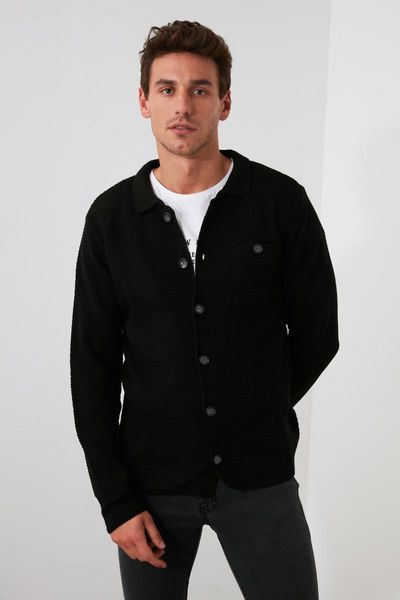 

men's sweaters trendyol male cardigan tmnaw21hi0203, White;black