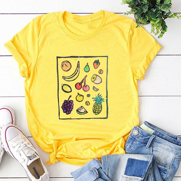 

men's t-shirts fruits t shirts men harajuku clothing hawaii gothic fashion beach vacation tees oversized vintage, White;black
