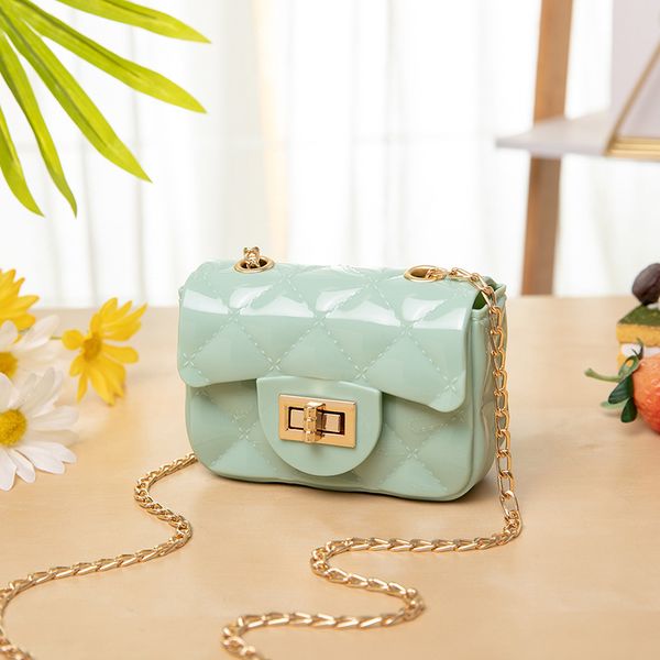 

children's jelly 2021 new foreign phone mobile bag mini transparent trade small lady pearl portable messenger mxlsr
