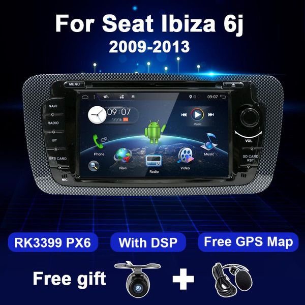 

player 2din car dvd for seat ibiza 4 6j 2008 2009 2010 2013 android radio multimedia video audio unit 4g 2 din gps navigation