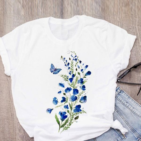 

and women graphic cute mens t shirts fashion print girl clothes flower summer lady womens clothing tees female, White;black