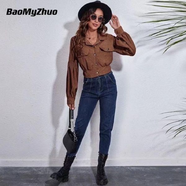 

women's jackets autumn winter fashion casual corduroy warm jacket women 2021 oversize vintage trench coat luxury outerwear 2022, Black;brown